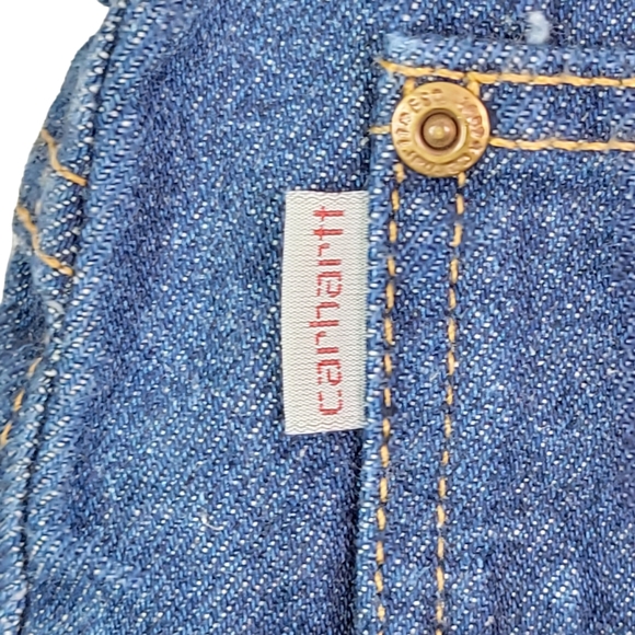 Carhartt Vintage Union Made in USA Medium Wash Denim New With Out Tags 42x30 - Picture 9 of 16